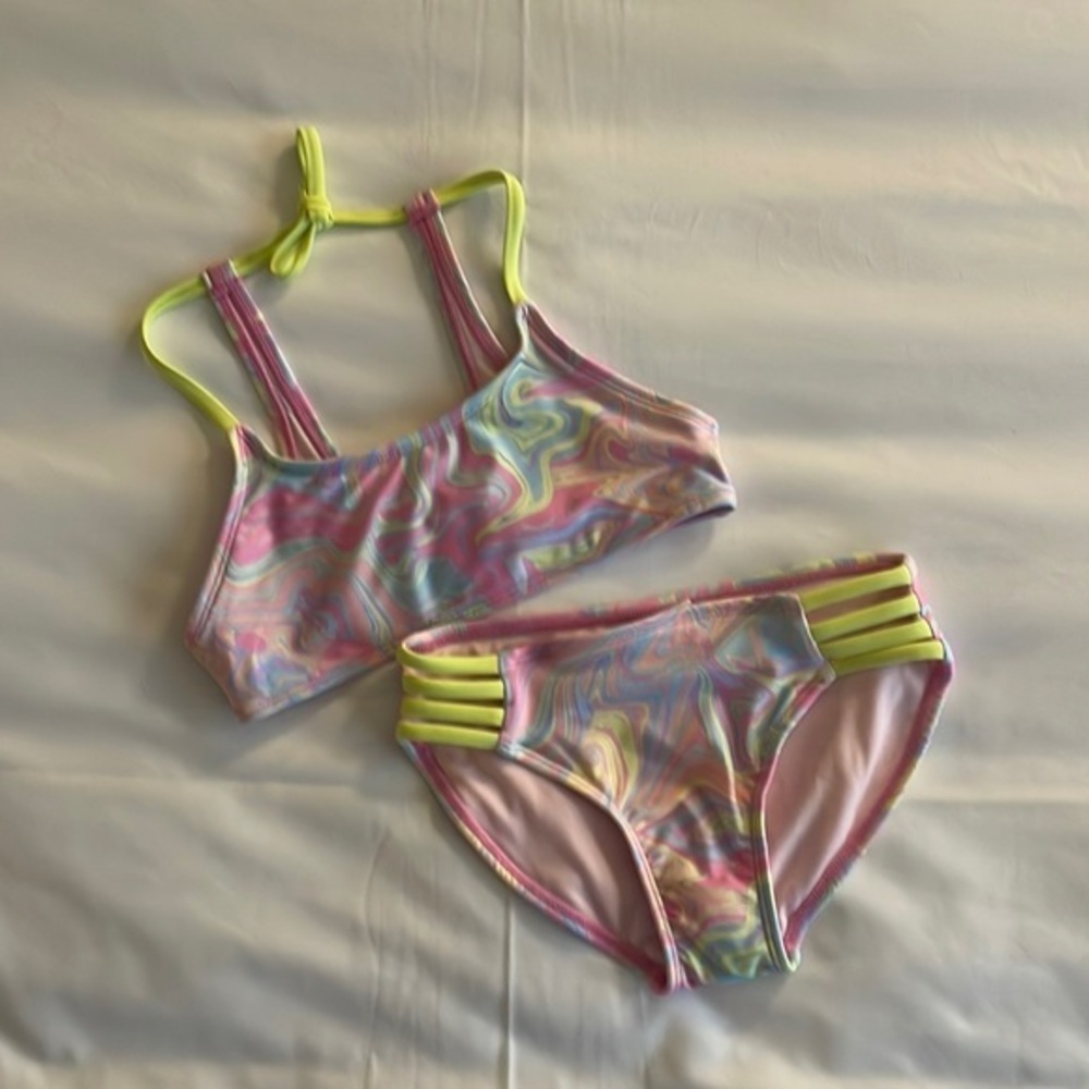 Tie dye 2-piece swimsuit- - 240